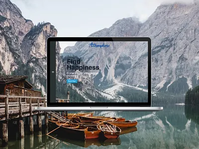 Hero Section for Travel agency branding design typography ui vector web design