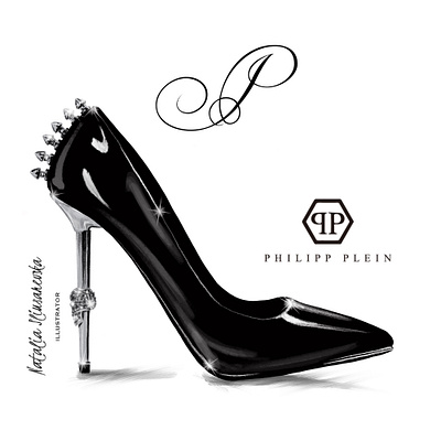 Shoes accessories graphic design illustration
