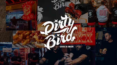 DIRTY BIRD x BRAND BUILD branding design graphic design logo typography