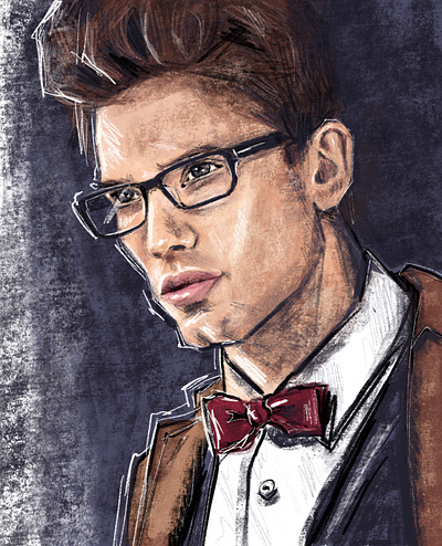 Men's portrait design graphic design illustration portrait