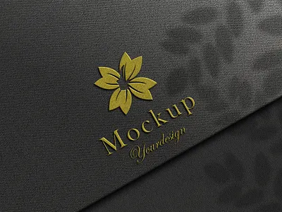 logo mockup for presentation 3d branding design graphic design illustration logo logos letter branding newlogo mockup presentation ui vector