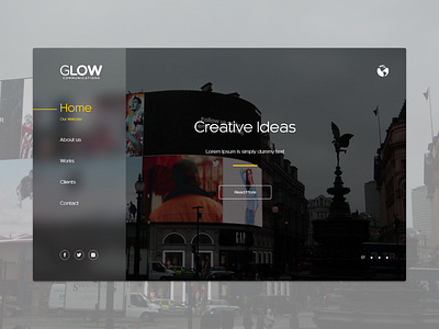 Glow Communications agency branding communication creative creativity design digital graphic design marketing social socialmedia ui uiuxdesign userinterface ux web webdesign website