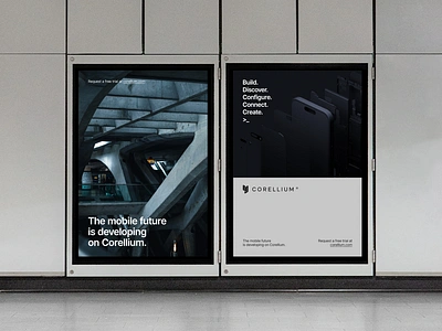 Corellium Artwork — Posters ads android branding conference corellium design development ios logo mobile ooh poster print security simulator subway testing training virtual virtualize