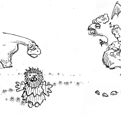 The Mis-Adventures of Furgus animation cartoon design illustration
