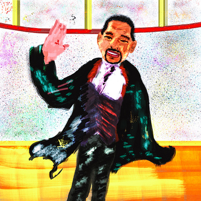 Will.. actor chris rock design digital digital paint digital portrait face illust illustration illustration portrait oscar oscar 2022 portrait smile vs will smith