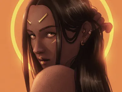 Karen Carat 2022 character design concept art guatemala illustration original character pollitq procreate