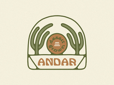 Andar Anniversary Merch andar arizona cactus desert desert grown illustration portal saguaro southwest sun sunrise sunset western