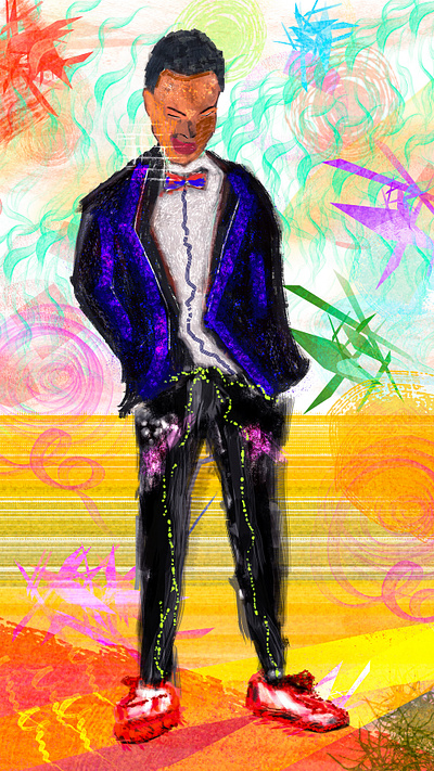 Chris... abstract actor art artwork chris rock colorful digital digital art digital painting holywood illust illustration oscar 2022 will smith