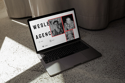 Unused Agency Site branding design graphic design typography ui