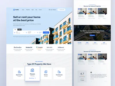 Real Estate Website design realtor