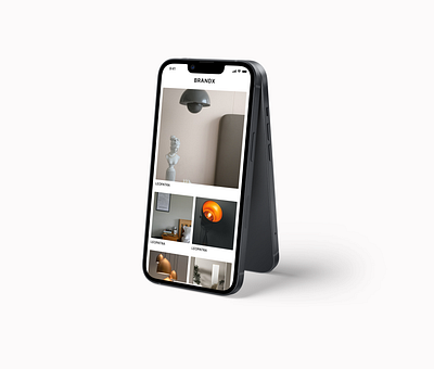 Brandx app design figma ui