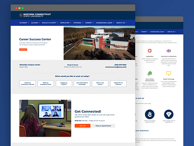 Career Center UX Redesign design ux design