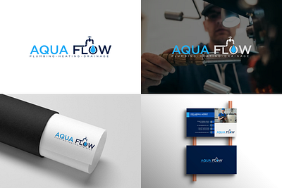 Plumbing Logo Design branding creative design graphic design illustration logo logos minimal plumbing ui ux vector