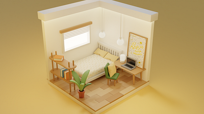 home 3d blender home room