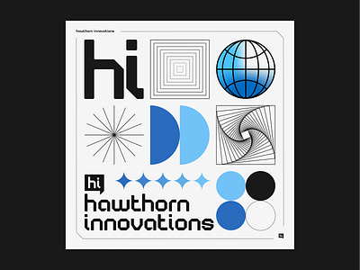 Hawthorn Rebrand brand brand design branding custom typeface font design logo design logo redesign rebrand