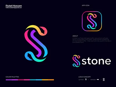 Stone logo design a b c d e f g h i j k l m n brand identity colorful crypto logo gradient logo icon letter logo logo design logo designer logo maker logotypo mark minimal modern logo o p q r s t u v w x y z s logo symbol tech technology trading