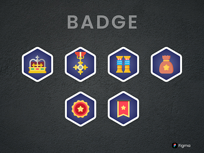 Badges badges dailyui dailyuichallenge design figma games gratitude learn ui uxuidesigner