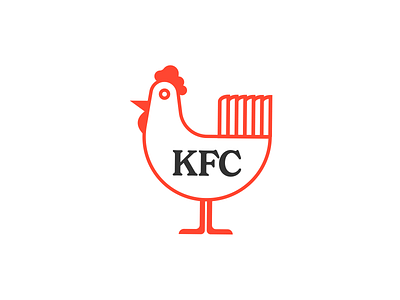 KFC Logo Refresh brand brand refresh branding design illustration logo logo design logo redesign logo refresh rebrand vector