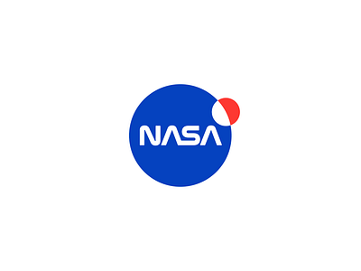 NASA Logo Redesign brand branding design galaxy logo logo design logo redesign logo refresh logos nasa rebrand refresh space space exploration space travel vector