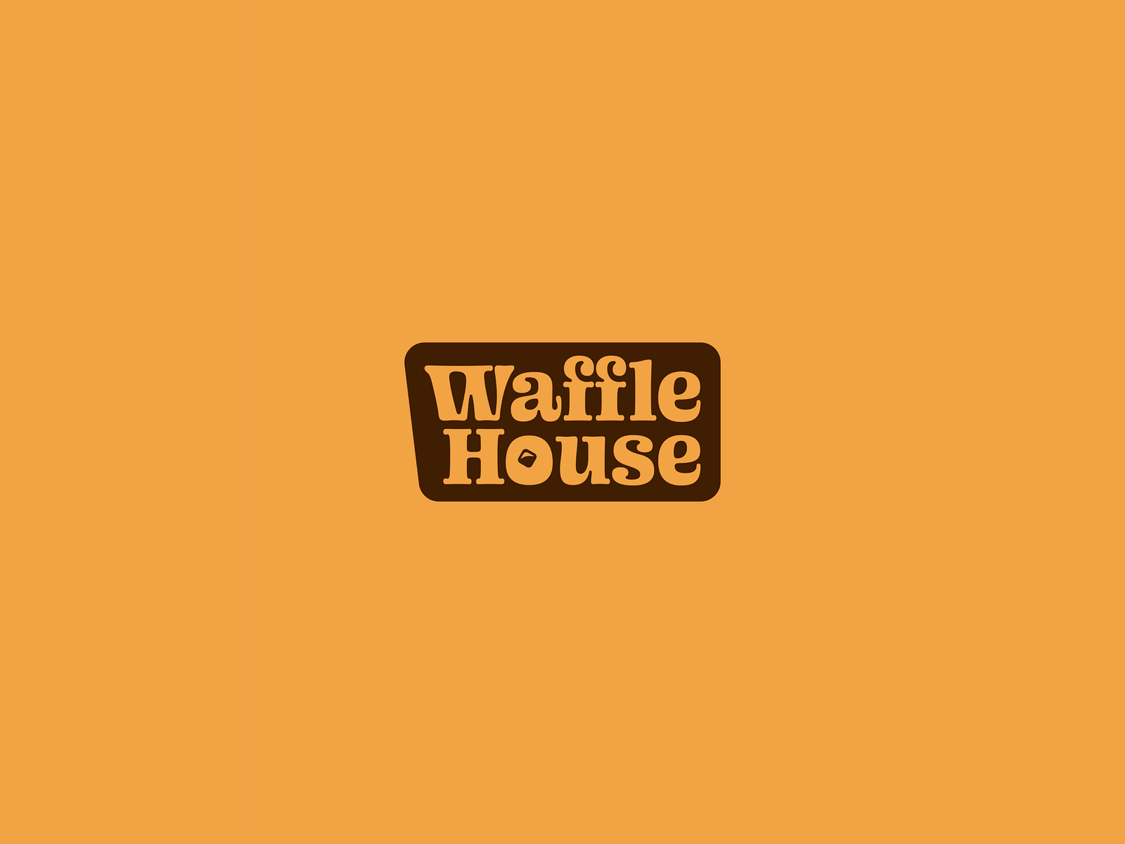Waffle House Logo Redesign by Zach Nichols on Dribbble