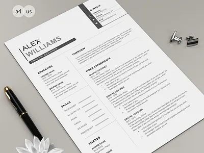 Free 1 Page Resume Template free word resume