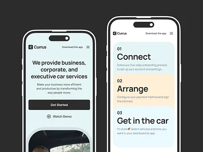 Car Service Landing Page car car service clean design figma mobile modern ui ui ux ui design ux web web design website
