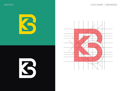 BK Minimal lettermark logo Design bk bk logo branding business logo clean corporate identity creative dribbble golden ratio lettermark logo logo design logofolio logos logotype minimal minimalist modern personal ui