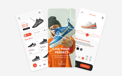 Nike Mobile Apps app design mobile apps nike shoes ui user interface