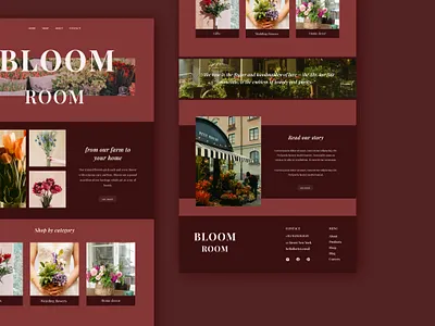 Flower E-commerce (UI) branding design dribbble e commerce flowers graphic design shopping ui uidesign userinterface