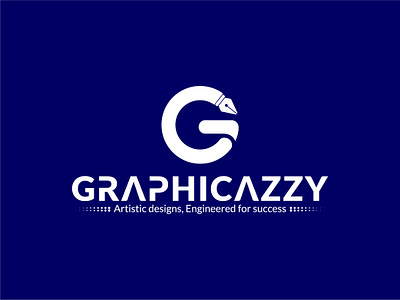 Graphicazzy Logo Design abstract brand design brand guidelines brand identity brand mark branding branding designer g letter graphic design illustrator letter g logo logo design logotype mark modern pen tool pictorial timeless