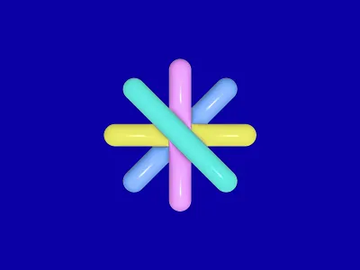 Sparkup 3d logo 3d brand identity branding colorful foil for sale glossy graphicdesign identity logo logomark logos mark minimal modern spark star symbol