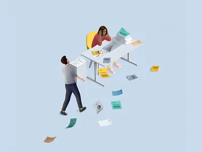 Compliance Illustration artwork branding compliance design illustration overload photoshop stress ui work