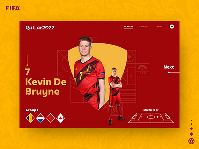 Qatar World Cup - Belgica (Group F) colorfull design fifa ui uidesign ux uxdesign world cup