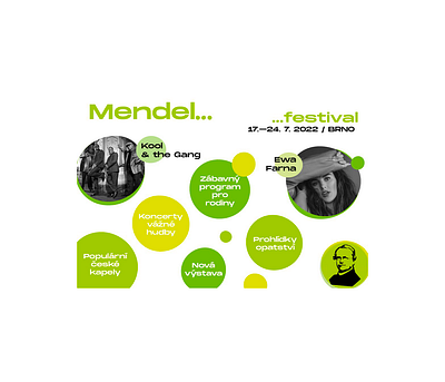 Newsletter for Mendel festival design graphic design illustration typography vector