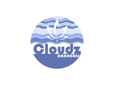 Cloudz Craft Cannabis Production branding cannabis design illustration industry logo production vector