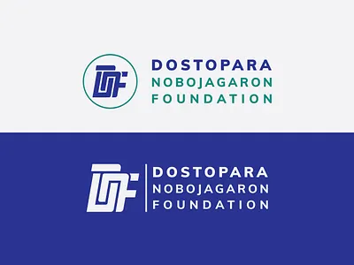 Dostopara nobojagaran Foundation DNF Word Mark Logo branding logo trust