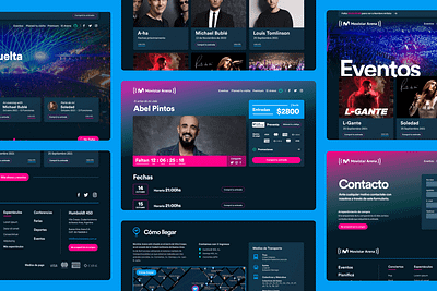 Festival : Event management and ticketing website design ticket ui website