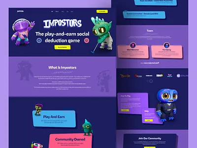 NFT Landing Page - Redesign Concept. crypto cryptocurrency digital art game art game website landing page marketplace design nft collection nft landing page nft marketplace nft website nft website design nfts ui ui ux ux web web3 website website design