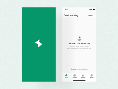 Habit Building App app design design dribbble habit habit building app ios app design responsive design ui uidesign