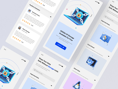 Savver - Data Keep Managament 3d apps clean clean design ui cyber security data data keeper data managament design logo managament app minimalist apps mobile app mobile clean ui modern personal data app save data save your data ui ui design uiux