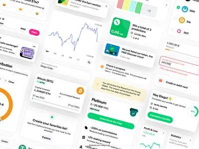 Design System // Young Platform app components crypto design design system exchange figma graphic design mobile toolkit ui ux vector web young platform
