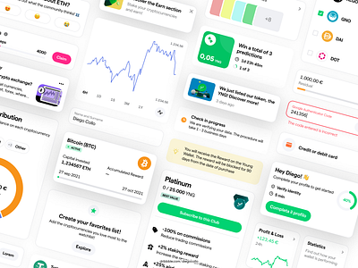 Design System // Young Platform app components crypto design design system exchange figma graphic design mobile toolkit ui ux vector web young platform