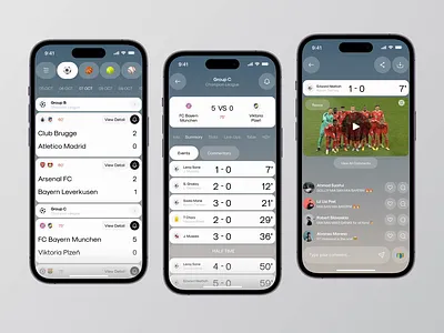Live Score with Dynamic Island animation app dynamic island ios iphone 14 live score livescore mobile mobile app mobile interaction mobile prototype prototype ui