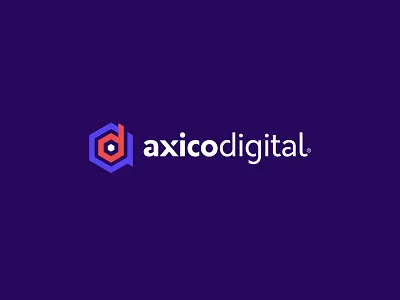 Axico Digital logo design 02 ad logo branding emblem graphic design illustration logo typography