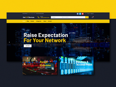 Get IT Devices || eCommerce Web Development branding design logo ui ux web development web responsiveness