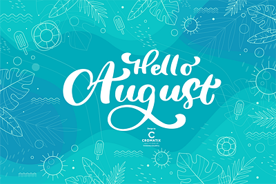 Hello August 2022 in Moldova! branding chisinau creative cromatix cromatix creative image lab cromatixlab design illustration logo moldova
