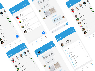 Chatting Apps app app design application chat chat app chat application chat web chat web application chatboat chatbot chatting instagram messenger messenger app skype snapchat telegram ui ux whatsapp