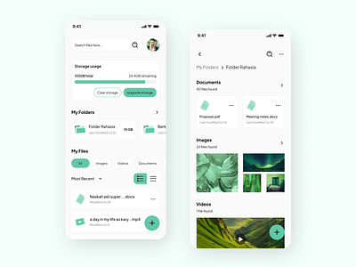 File Management App app design design drive file ios iphone management manager mobile mobile app product design ui uiux ux