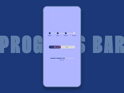 Progress Bar DailyUI 086 app design daily ui 086 daily ui 86 daily ui inspiration dailyui mobile app design mobile app ui design mobile ui design product app design progressbar ui