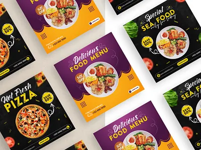 Food Banner | Instagram | Social Media Banner advertising post desgin banner branding design facebook post design food banner food branding food social media post design graphic design instagram post design